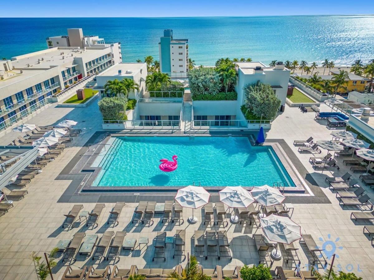 Hollywood Beach Broad - Walk - Gym - Amazing Pool Extérieur photo