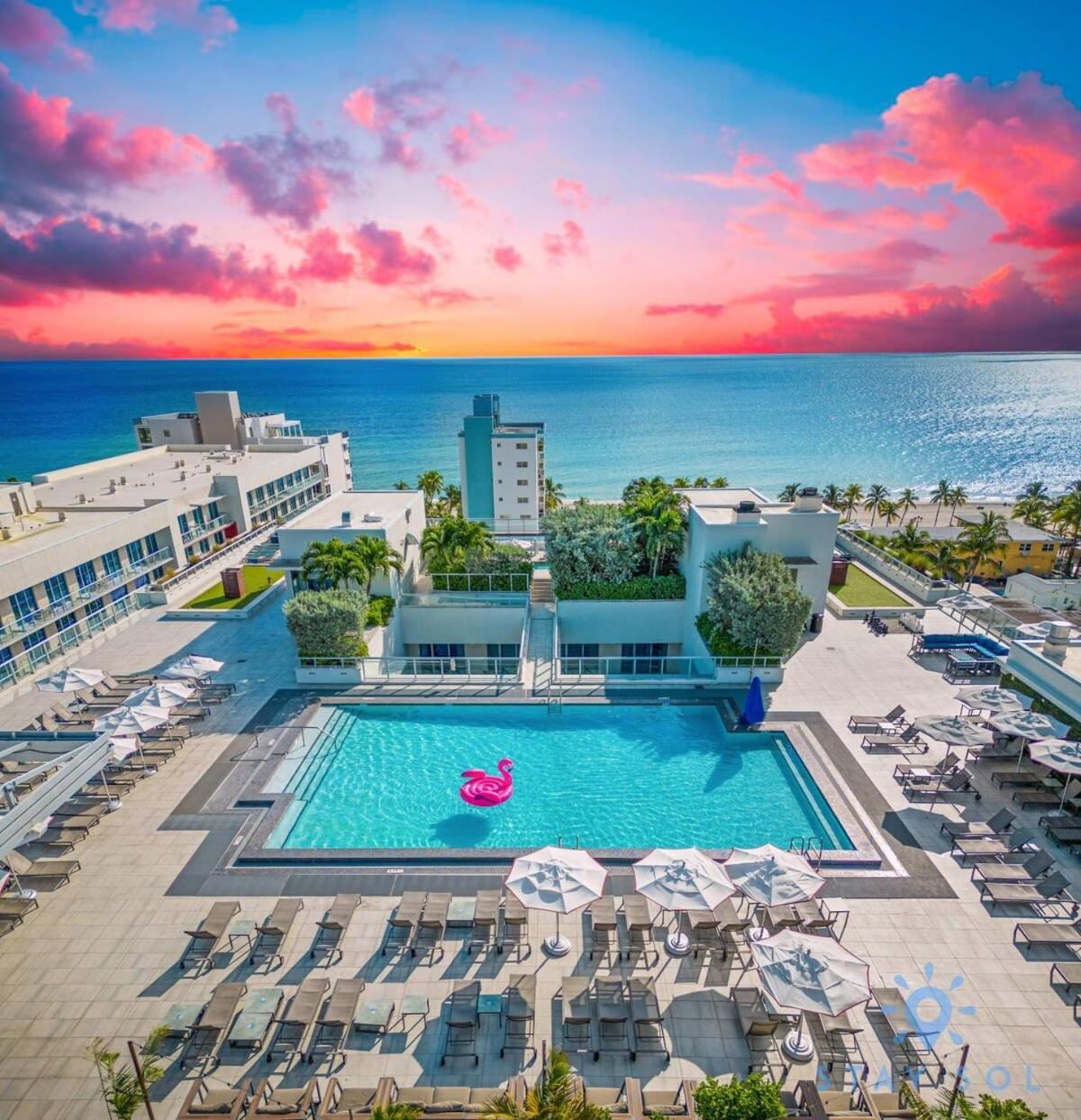 Hollywood Beach Broad - Walk - Gym - Amazing Pool Extérieur photo