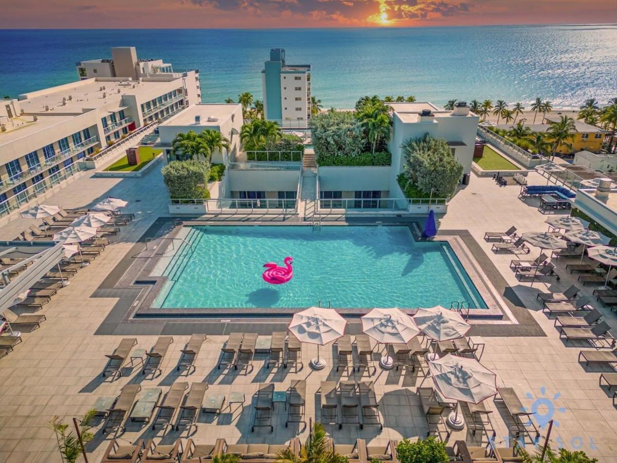 Hollywood Beach Broad - Walk - Gym - Amazing Pool Extérieur photo