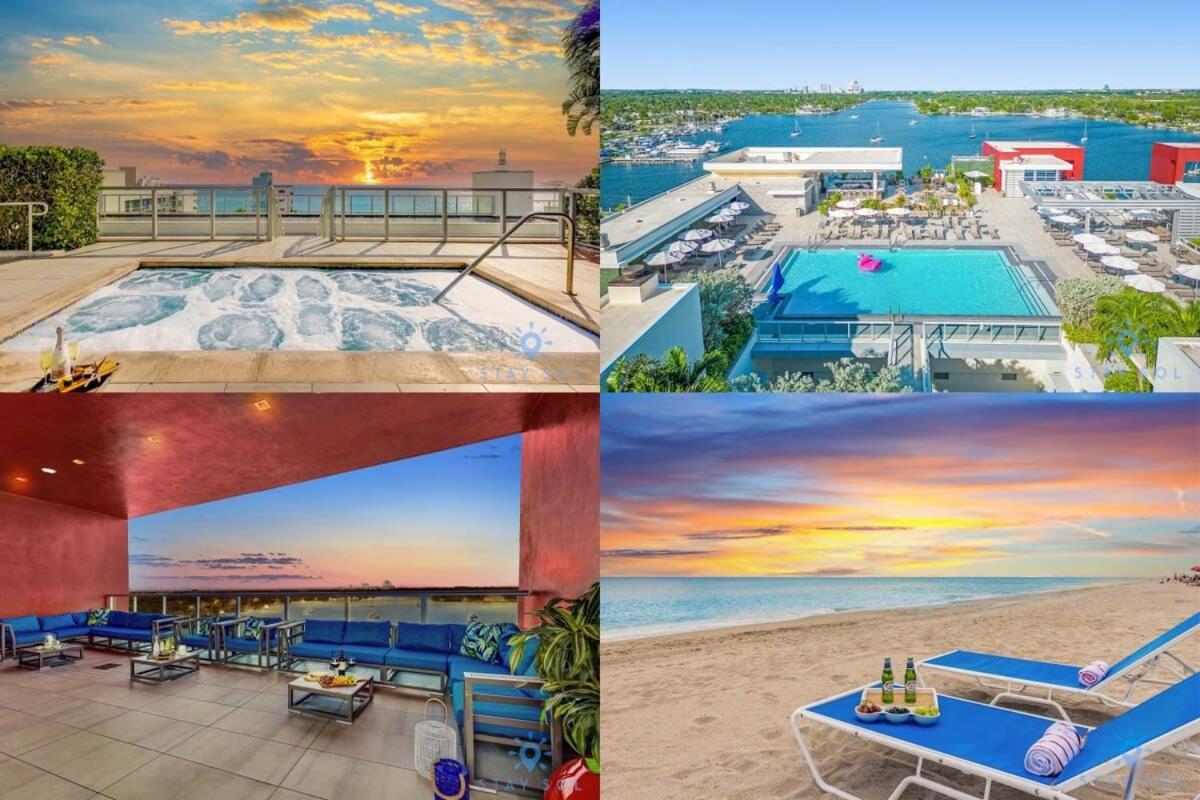 Hollywood Beach Broad - Walk - Gym - Amazing Pool Extérieur photo